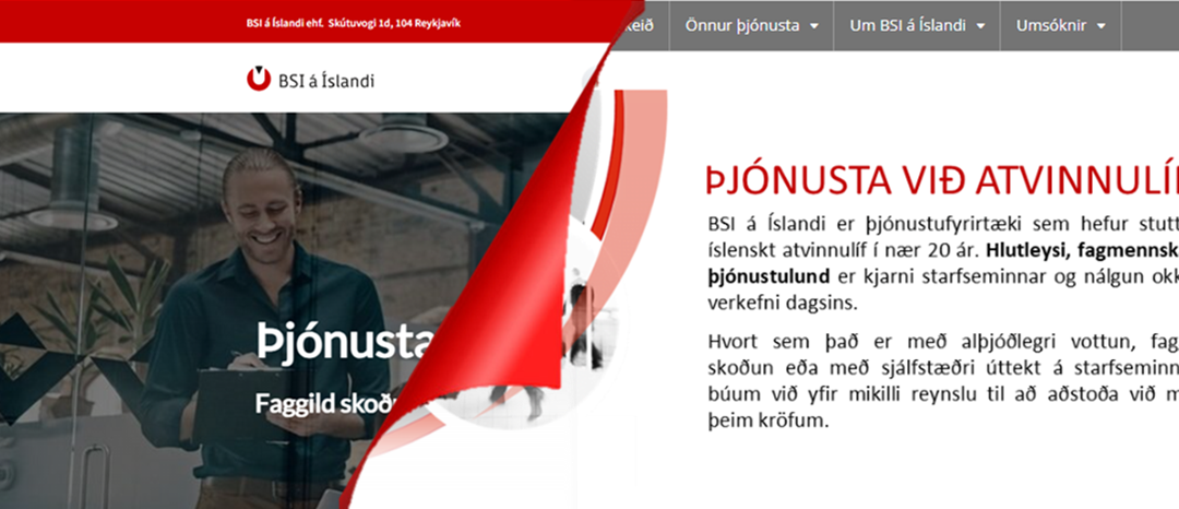Ný heimasíða BSI á Íslandi